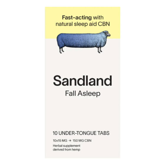 Sandland - CBN Tablet - Fall Asleep Under-Tongue Tabs - 15mg