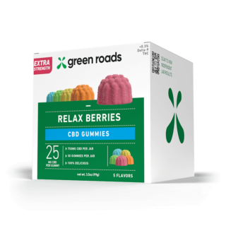 Extra Strength CBD Gummies - Relax Berries - Green Roads