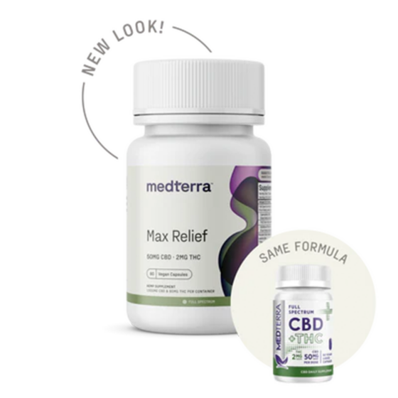 Full Spectrum CBD + Delta 9 THC Capsules - Medterra