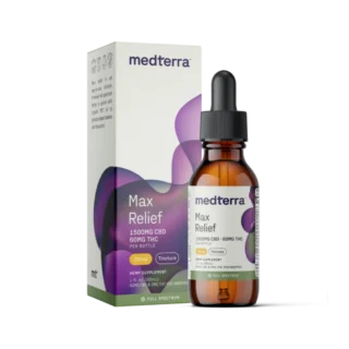 Full Spectrum CBD + Delta 9 THC Oil Tincture Drops - 1500mg  Medterra