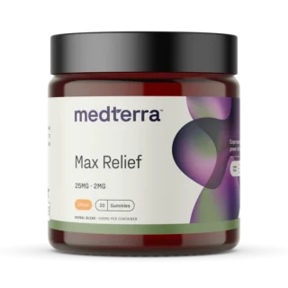 True Full Spectrum 25mg CBD, 2mg THC Gummies - Citrus - Medterra