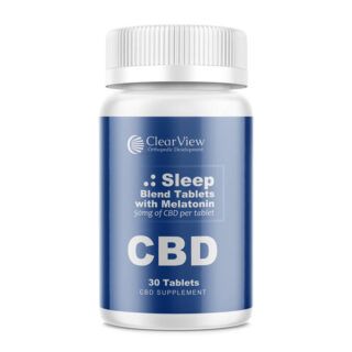ClearView-Thrive - CBD Capsules - Sleep Blend Melatonin Tablets - 50mg