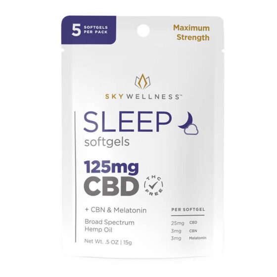 Sleep Soft Gels with CBN and Melatonin