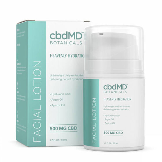 cbdMD Botanicals - CBD Topical - Heavenly Hydration Facial Lotion - 500mg