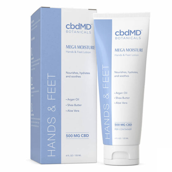 cbdMD Botanicals - CBD Topical - Hands and Feet Lotion - 500mg