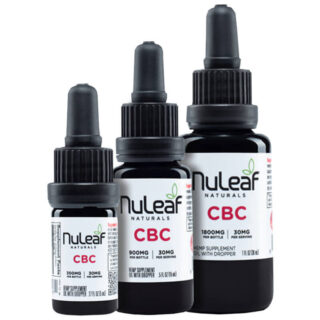 NuLeaf Naturals - CBD Tincture - Full Spectrum CBC Oil - 300mg-1800mg