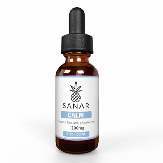 Sanar - CBD Tincture - Full Spectrum Calm - 300mg-2500mg