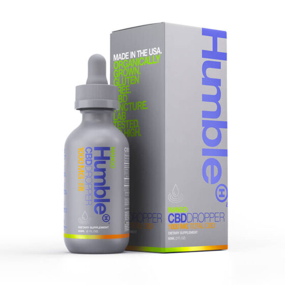 Humble CBD - CBD Tincture - Mango Dropper - 1000mg