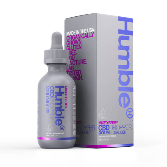 Humble CBD - CBD Tincture - Mixed Berry Dropper - 1000mg