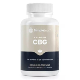 Simple Leaf CBD - CBG Capsules - Premium CBG Caps - 30mg