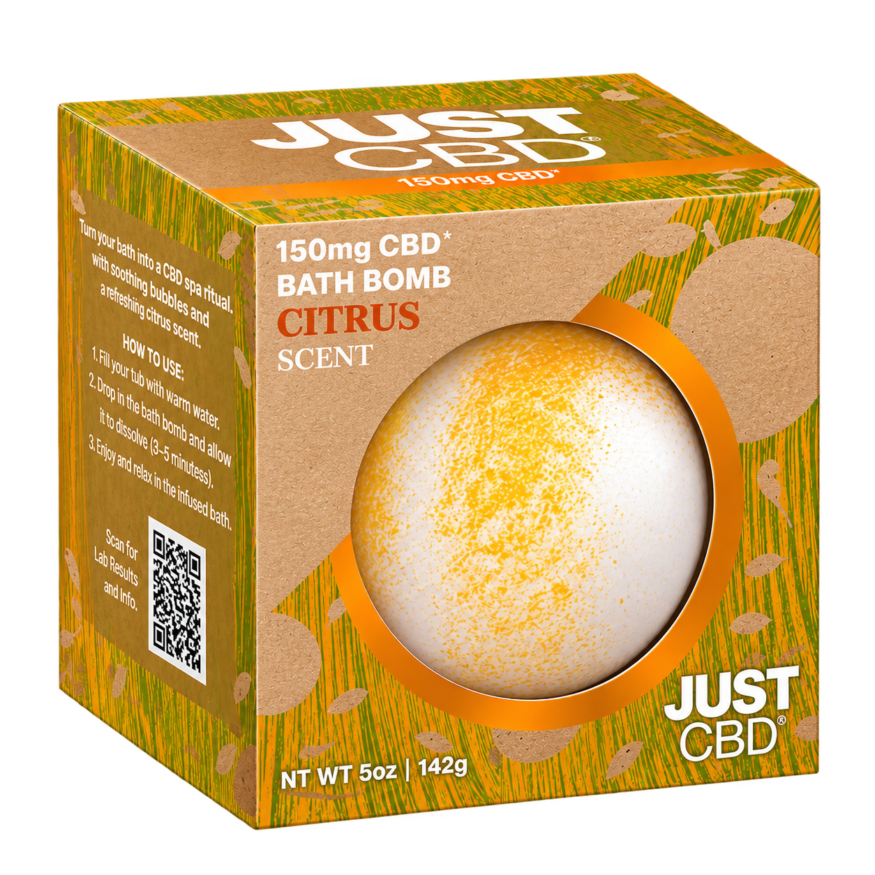 JustCBD CBD Bath Bomb 150mg – 5 oz - Image 2