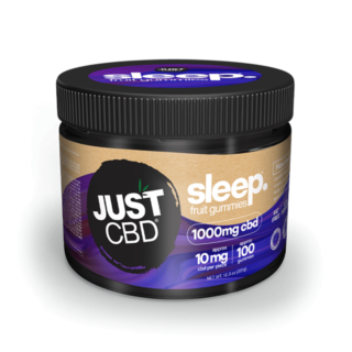 JustCBD - CBD Edible - Sleep Gummies with Melatonin - 1000mg