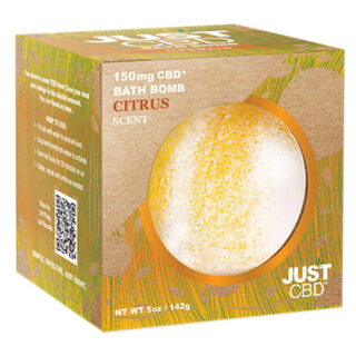 CBD Bath Bomb - Citrus Scent - JustCBD