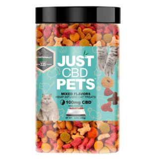 JustCBD - CBD Pet Edible - Mixed Flavor Cat Treats - 100mg