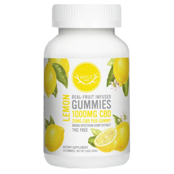 CBD Gummies - Lemon CBD Gummies - 25mg - By Wyld CBD