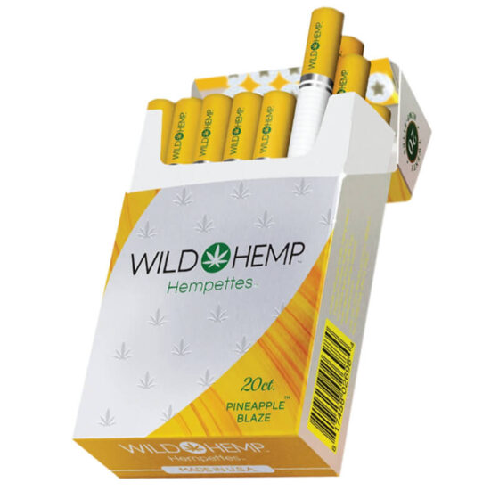 CBD Cigarettes - Pineapple Blaze Hempettes - 50mg - By Wild Hemp