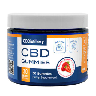 CBD Gummies - Full Spectrum Strawberry CBD Gummies - 30mg - By CBDistillery