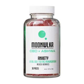 MoonWLKR - CBD Edible - Anxiety Gummies + Ashwagandha - 25mg