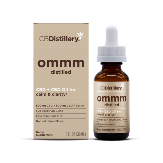 Calm & Clarity CBG + CBD Oil Tincture - CBDistillery 1000mg