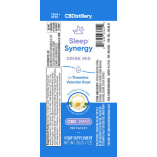 Sleep Synergy CBD Drink Mix with L-Theanine & Valerian Root - CBDistillery