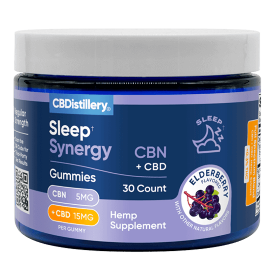 CBDistillery - CBD Edible - Elderberry Sleep Synergy + CBN Gummies 1:3 - 20mg