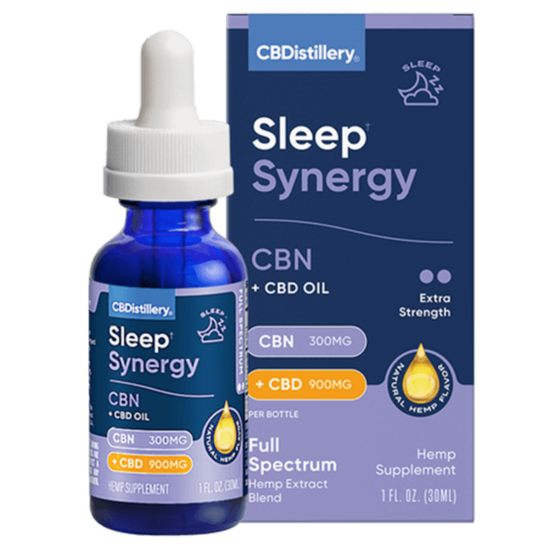 CBDistillery - CBD Tincture - Sleep Synergy + CBN 1:3 - 600mg-1200mg