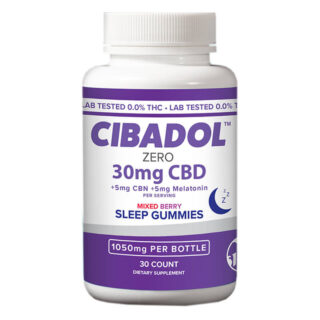 CBN + CBD Gummies for Sleep with Melatonin - Mixed Berry - Cibadol