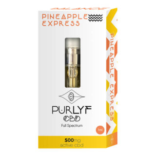 CBD Cartridge - Balance Pineapple Express CBD Vape Cartridge - 500mg - By Purlyf CBD