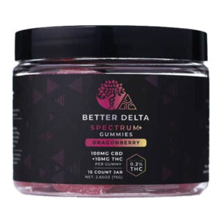THC Gummies - Delta 9 + CBD Dragonberry Gummies - 100mg - By Better Delta by Creating Better Days