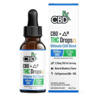 THC Oil + CBD - Ultimate Chill Blend Tincture - CBDfx