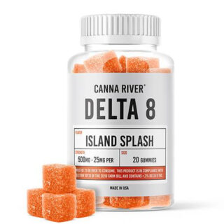 Canna River - Delta 8 Edible - Island Splash Gummies - 500mg