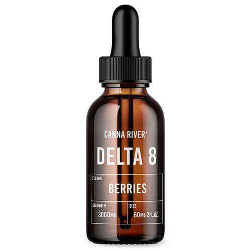 Canna River - Delta 8 Tincture - Berries - 1500mg-3000mg