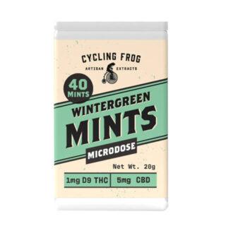 Cycling Frog - CBD Edible - Wintergreen Delta-9 Microdose Mints - 5mg