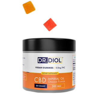 Dr. Diol - CBD Edible - The Daily Vegan Gummies Orange - 300mg
