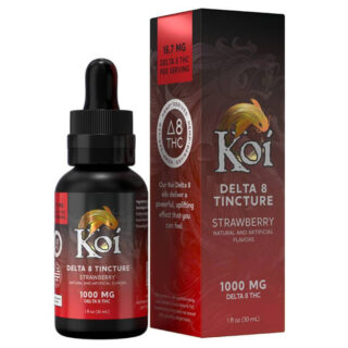 Koi CBD - Delta 8 Tincture - Strawberry - 1000mg