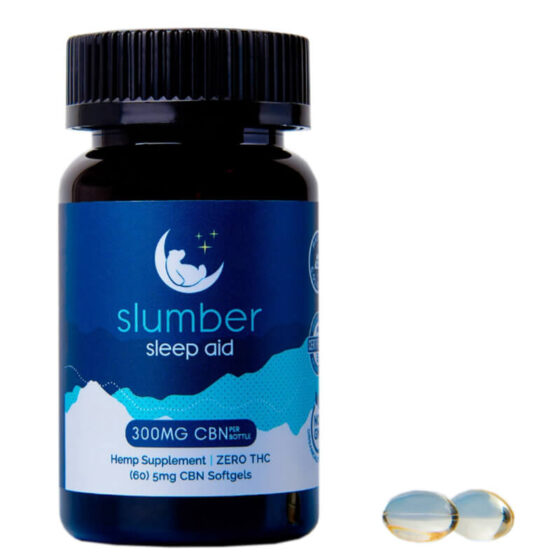 Slumber CBN - CBN Capsules - Sleep Aid Soft Gels - 5mg