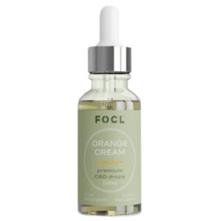 FOCL - CBD Tincture - Broad Spectrum Organic Drops Orange Cream  - 1000mg