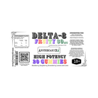 Delta 8 THC Gummies - Fruity Flavors - Apothecary Rx