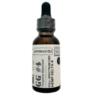 Full Spectrum CBD + Delta 8 THC Oil Tincture - GG #4 - Apothecary Rx