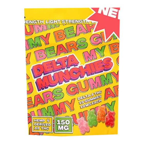Delta Munchies - Delta 8 Edible - Gummy Bears Gummies - 10mg-30mg