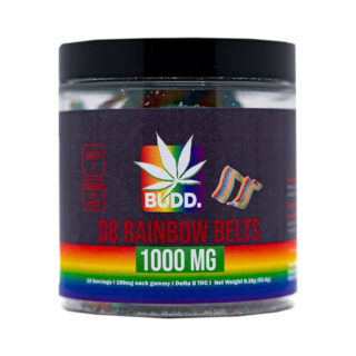 BUDD - Delta 8 Edible - Rainbow Belts Gummies - 1000mg