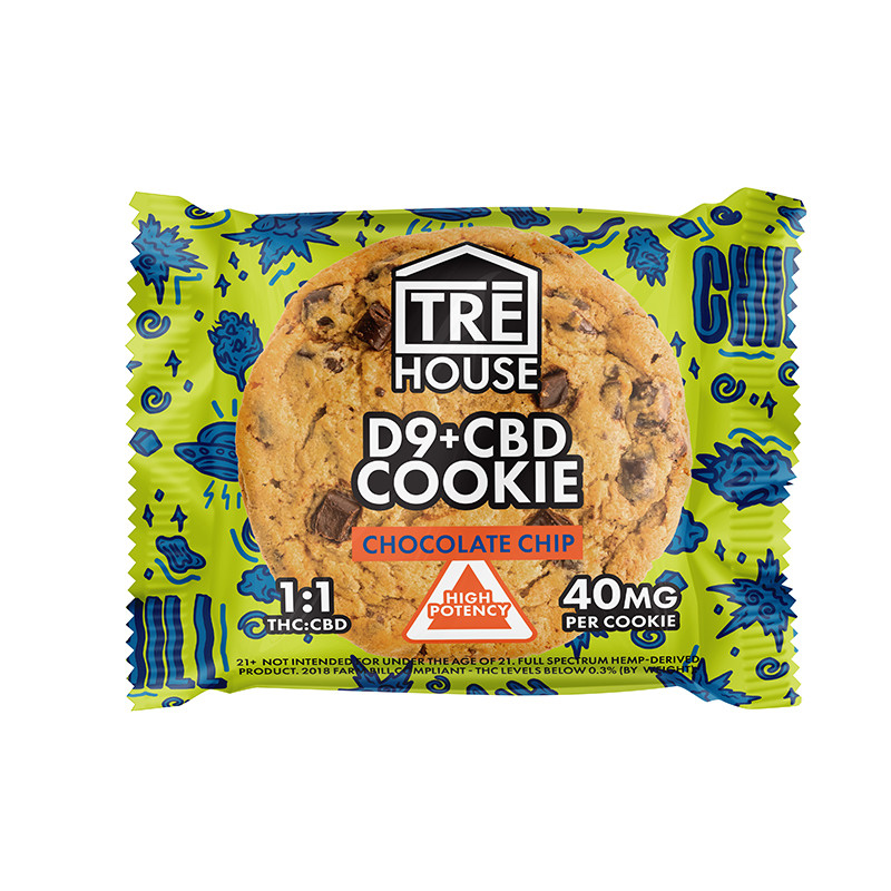 Thc Edibles Cbd D9 Chocolate Chip Cookie TrĒ House