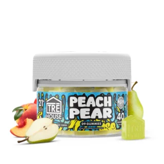 CBD + THC Gummies - Peach Pear - TRĒ House