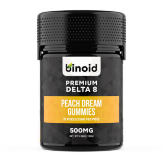 Binoid - Premium Vegan Delta 8 Gummies - Peach Dream - 25mg