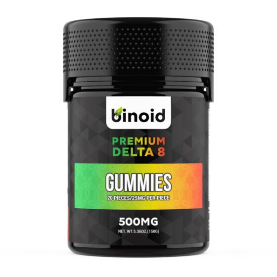 Binoid - Premium Vegan Delta 8 Gummies - Assorted- 25mg