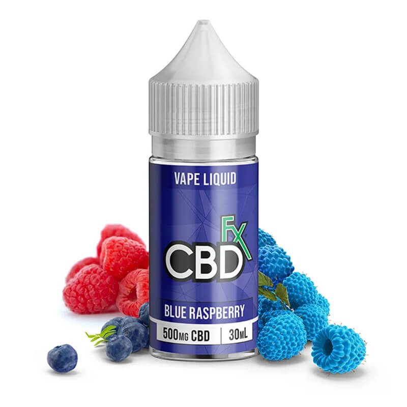CBD Vape Juice – Blue Raspberry – 500mg-2000mg – By CBDfx