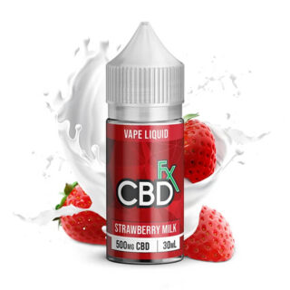 Strawberry Milk CBD Vape Juice - CBDfx