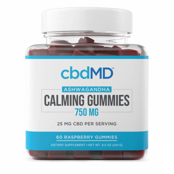 cbdMD - CBD Edible - Broad Spectrum Calming Gummies - 25mg