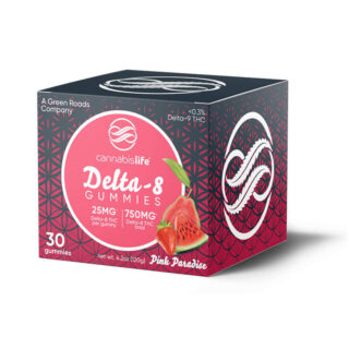 Cannabis Life - Delta 8 Edible - Pink Paradise Gummies - 25mg