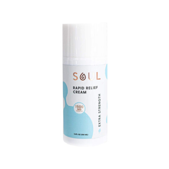 Soul CBD - Isolate Topical - Rapid Relief Cream - 1500mg